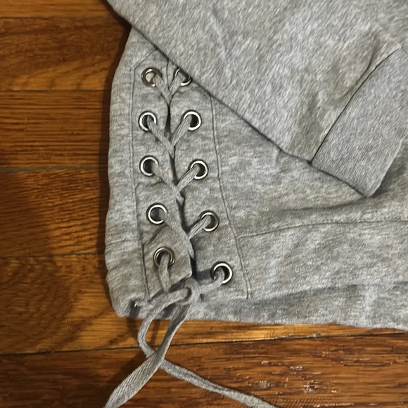 Free Press Hoodie with Lace-Up Sides - Picture 2 of 3
